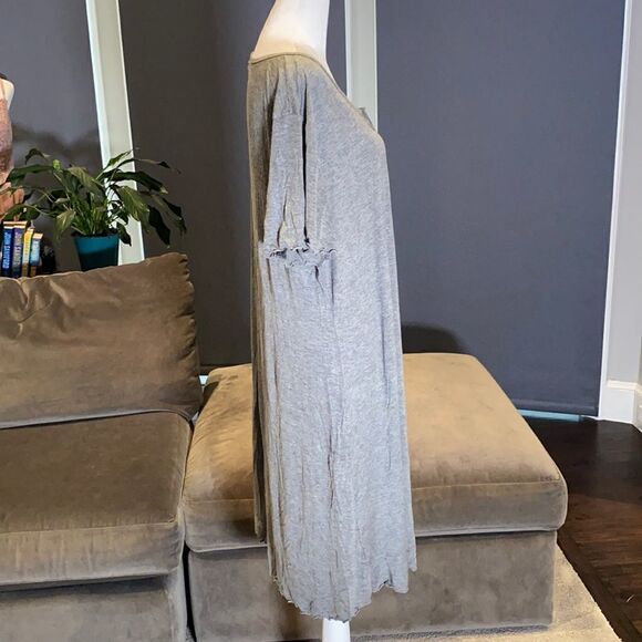 Women’s Soft Sleep Dress Gray with Button Front Size XXL NWT - Picture 5 of 7